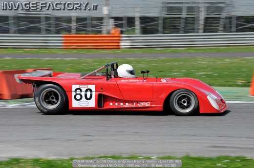 2008-04-26 Monza 0738 Classic Endurance Racing - Quiniou - Lola T280 1972